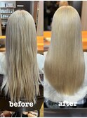 髪質改善ストレート
