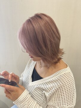 リジョイスヘア エン(REJOICE hair EN) ピンクベージュ