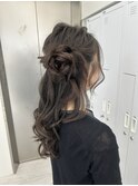 long  hair arrange