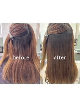 《くせ毛やうねりに悩むあなたへ》毎日が変わる髪質ケア。elumaの髪質改善体験を◎