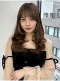 韓国ミディアムレイヤー大人かわいい20代30代40代２WAYバング