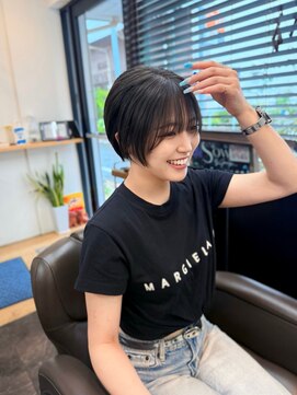 ソウバイジョージ(Sow by George) 大人ショートボブ+暗色グレー!!