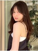 レイヤーカット白髪ぼかしハイライトダブルカラーインナーカラー