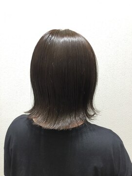 アクセ 大人可愛い外ハネ結べるボブ*チョコレートブラウン*20代30代