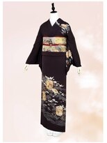 銀座きもの小町&nbsp;濃茶色の礼装向きの訪問着