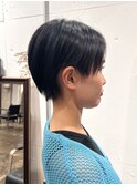 大人ボブレイヤーカットアッシュカラーダブルカラーおしゃれ女子