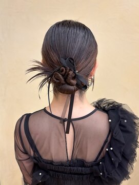 スニュウ(snuw) レイヤーボブマロンベージュインナーカラーヘアセット