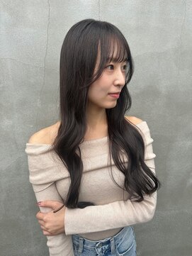 ソソ(soso.) ミディアムヘア/暗めカラー/グランマッシュ/木更津/ロングヘア