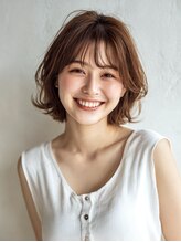 ヘアースパパズ(hairspaPAZ)&nbsp;ブルージュくびれボブ大人ボブ垢抜けボブレイヤーボブ外ハネボブ