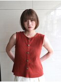 顔まわりレイヤーボブ