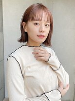 ガーデン 渋谷(GARDEN)&nbsp;小顔大人ボブ暗めカラーミディアムデザインカラー