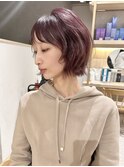 立川/ダブルカラー/ボルドー/お店可愛い