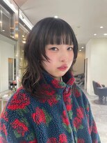 リフトバイマグ 松本駅前店(lift by mag)&nbsp;20代30代大人可愛い小顔ショート丸みボブウルフカット
