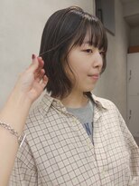 オンドバイサク(ondo by Saku)&nbsp;ハイライトカラー／レイヤーボブ／顔まわりカット／20代