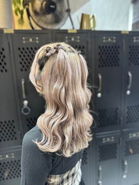 ヴァイス 渋谷店(VAICE) ライブ前ヘアセット/編み上げハーフツイン/ハーフツイン