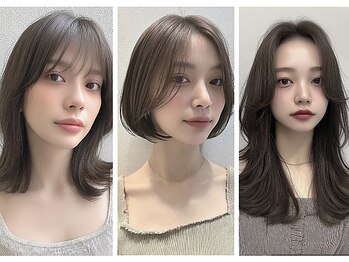 レア 渋谷(Le'a)の写真/[口コミで好評☆]【カット+カラー+TR￥8800】韓国風デザイン/レイヤーカットで魅惑的なフォルムに。