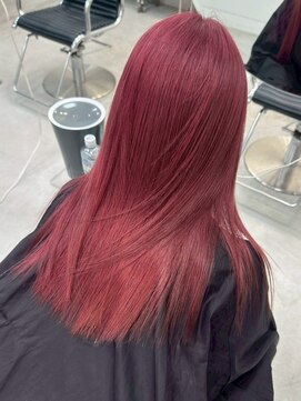 ボルドーレッド/ワインレッド/ブリーチカラー