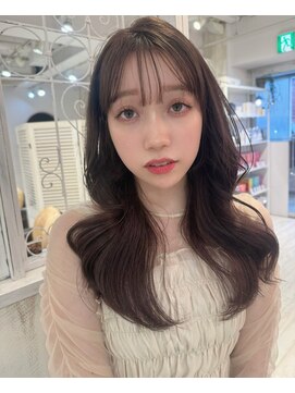 レイラバイアフロート 吉祥寺(Lila by afloat) レイヤーカット/顔まわりカット/グレージュ/韓国ヘア