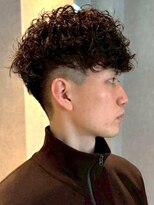 メンズサロン ブロック(Men's Salon bloc)&nbsp;スペインカール マッシュ スパイラルパーマ ツーブロック 20代