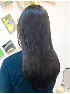 黄ぐまくん美容室 ロング