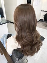 ビビ バイ マグ 岡谷店(bivi by Mag)&nbsp;ブリーチなしカラー◆透明感グレージュ×艶髪レイヤー