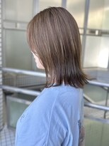 ロジェ(loje)&nbsp;20代30代40代 ミルクブラウンアッシュ/くびれミディアムレイヤー