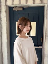 ニーゼロゼロナナ(2007)&nbsp;【こなれ感UP】外はねボブ×透明感カラー