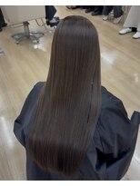 ケンジ 平塚 アネッタ(KENJE annetta) 艶髪ストレート 髪質改善カラー 髪質改善トリートメント