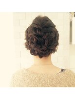 ヘア メイク ハク 横浜(hair make Haku)&nbsp;編み込みＵＰ　Haku横浜