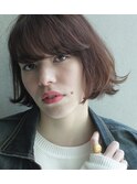 【BOTANIUM by Rr SALON】外国人風シンプル無造作ボブ
