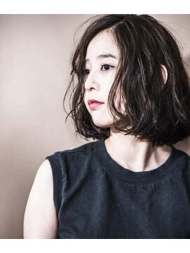 スリーバイキープ 尾山台(THREE by KEEP) 【THREEbyKEEP尾山台】パーマボブ☆アッシュヘアカラー