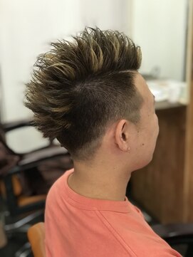 ヘアーアンドメイク アネラガーデン(HAIR&MAKE Anela garden) 男のハイライト