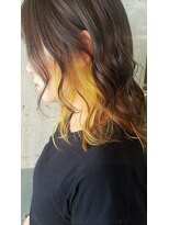 キーン 立川店(keen)&nbsp;【keen×武田】Yellow glay　インナーカラー