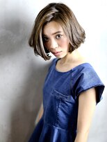 ペスカ 清田店(pesca)&nbsp;重め 前下がりボブ ×PESCA清田店