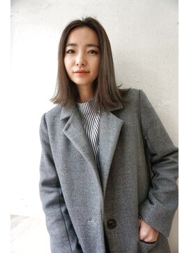 ヘアーワークス ヘルム 渋谷店(HAIR WORKS HELM) 【HELM渋谷】外国人風ロブスタイル