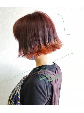 ヘアアトリエ クレド(hair atelier CREDO) colorful hanebob