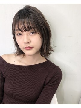 デヴェロペ(Devellope.) 【 Devellope.】切りっぱなしボブ　外ハネボブ　イルミナカラー