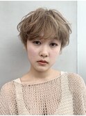 カジュアルカール_ココアブラウンフリンジウェーブ_7022