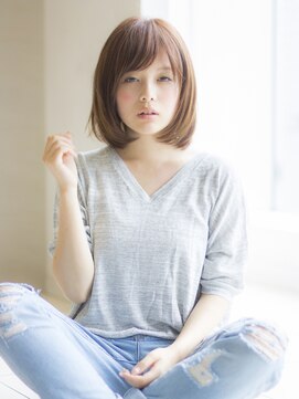 ラフ フロム ガーデン(Laf from GARDEN) 【寺尾拓巳】大人かわいい髪質改善酸性縮毛矯正ストレートボブ