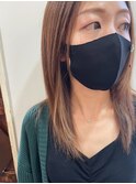 ミルクティーイヤリングカラー