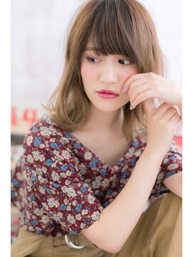 ミック 日暮里店(miq) インナーハイライト外国人風なみなみウェーブ抜け感ヘアb1