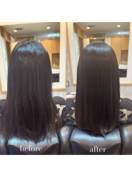リアン(Lien) 『髪質改善』ストレートエステ（縮毛矯正）（リタッチ可）