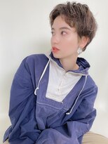 ルービック 豊中(Rubik's)&nbsp;大人可愛い20代30代40代無造作ベリーショート/センターパート