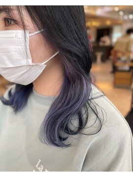 ロストシティ 横浜(LOST CITY) イヤリングカラー_ブルーパープル_プラチナカラー【Lostcity】