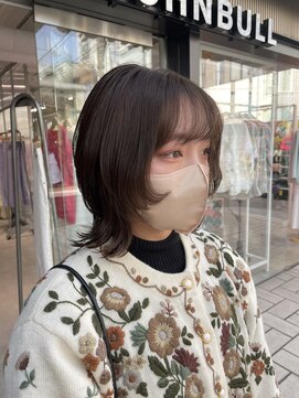 アクアオモテサンドウ(ACQUA omotesando) *ショートウルフヘア!個性的ミディアムウルフレイヤーカット