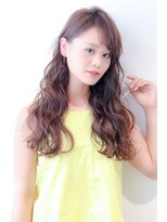 【WISTERIA】波ウェーブ耳かけロング斜めバング20代30代40代