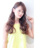 【WISTERIA】波ウェーブ耳かけロング斜めバング20代30代40代