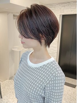 ヘアメイク シンズ レインボー(Hair Make SHIN'S RAINBOW) ショートボブ/大人巻き/ぷつっとボブ/ナチュラルカラー/高松