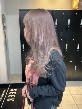 シーク 天神(SEEK) 【SEEK 松尾菫菜】ラベンダーグレージュ