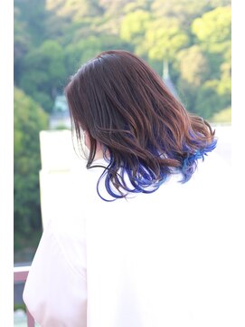 ビアージュ(Viage) #韓国カラー #ブルー #インナー #ケアブリーチ #韓国ブルー